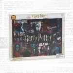 Paladone Harry Potter Dark Arts 1000 Piece Jigsaw Puzzle, featuring Voldemort and Death Eaters - 30" x 24" Spooky Merchandise & Poster for Harry Potter Fans, Black