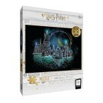 Harry Potter Magic of Hogwarts Glow-in-The-Dark 1,000 Piece Jigsaw Puzzle, Artwork Featuring The Hogwarts School of Witchcraft and Wizardry, Official Wizarding World Collectible and Merchandise