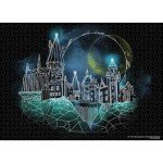 Harry Potter Magic of Hogwarts Glow-in-The-Dark 1,000 Piece Jigsaw Puzzle, Artwork Featuring The Hogwarts School of Witchcraft and Wizardry, Official Wizarding World Collectible and Merchandise
