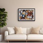 Cascading Cats 1000 Piece Jigsaw Puzzle for Adults, 27.6” x 19.7” (Cat Puzzle)