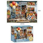 300 Piece Puzzles for Adults Dog Fruit Balloon Puzzle 300 Pieces Jigsaw Puzzles for Adult Kids Elderly Puzzle Game Adult Puzzles Family Challenging Game Home Decor Gift Toy 20.5x15IN