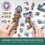 Special Limited-Edition Weasleys’ Wizard Wheezes with Mini Anglia Wrebbit3D Puzzle for Teens and Adults | 309 Real Jigsaw Puzzle Pieces | Great Gift for Back-to-School for Harry Potter Fans