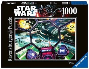 Ravensburger Star Wars: TIE Fighter Cockpit 1000 Piece Jigsaw Puzzle for Adults - 16920 - Every Piece is Unique, Softclick Technology Means Pieces Fit Together Perfectly