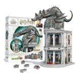 Wrebbit3D Harry Potter 3D Puzzle Model of Gringotts Bank | Diagon Alley Collection | A Mystical Journey of 300 Pieces for Witches, Wizards, and Muggles
