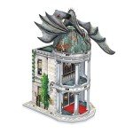 Wrebbit3D Harry Potter 3D Puzzle Model of Gringotts Bank | Diagon Alley Collection | A Mystical Journey of 300 Pieces for Witches, Wizards, and Muggles