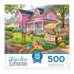 Roseart - Bigelow Illustrations - Lemonade On The Lawn - 500 Piece Jigsaw Puzzle for Adults