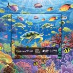 PICKFORU Ocean Puzzle 1000 Pieces, Sea Turtle Puzzles for Adults Fish, Colorful Marine Life Jigsaw Puzzles Beach Scenes…