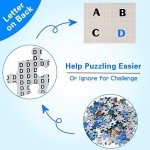 HUADADA Jigsaw Puzzles for Adults 1000 Pieces, Sunset Letter on Back Interlock Perfectly No Dust, Home Decors Family Challenge Toys for Men Women Elders Seniors (27.5"x19.6"), 1:1 Poster