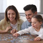 HUADADA Jigsaw Puzzles for Adults 1000 Pieces, Sunset Letter on Back Interlock Perfectly No Dust, Home Decors Family Challenge Toys for Men Women Elders Seniors (27.5"x19.6"), 1:1 Poster