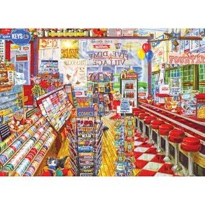 RoseArt - Back to The Past - Local Five and Dime - 750 Piece Jigsaw Puzzle for Adults
