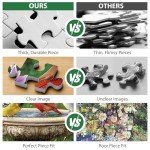 500 Piece Puzzles for Adults, Birds Jigsaw Puzzle 500 Piece for Adults Kids Seniors, Recycled Cardboard Large Piece Puzzle 500, Family Games Great Gift for Mom Dad Family Friends 20.5 x 15 in