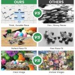 300 Piece Puzzle for Adults, Colorful Birds Jigsaw Puzzle, Colorful Hummingbird Puzzles, Bird Lover Challenging Puzzles for Friends Family Activity Game Nights Gifts, 20.5x15 in