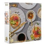 Buffalo Games - Gold - Weekend Brunch - 500 Piece Jigsaw Puzzle for Adults Challenging Puzzle Perfect for Game Nights - Finished Puzzle Size is 21.25 x 15.00