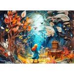 TangMosaic Fantasy Forest Jigsaw Puzzle, 1000 Piece Puzzle for Adults, Impossible Hard Difficult Challenging Puzzles for Adults 1000 Pieces, Home Decoration Puzzle, Interlock Perfectly No Dust