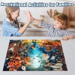 TangMosaic Fantasy Forest Jigsaw Puzzle, 1000 Piece Puzzle for Adults, Impossible Hard Difficult Challenging Puzzles for Adults 1000 Pieces, Home Decoration Puzzle, Interlock Perfectly No Dust