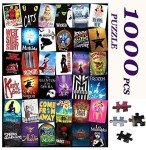 Custom Broadway Musical Theater Large Jigsaw Puzzles for Adults Kids 1000 Pieces Intellectual Puzzles Personalized Gift DIY Toys Puzzles for Relaxation,Meditation,Home Decoration 27.6x19.7 Inches
