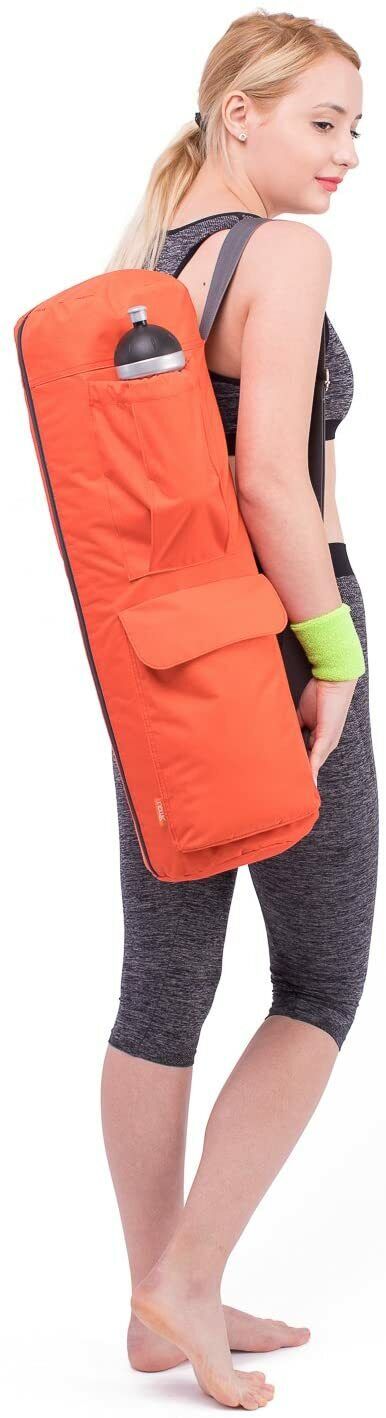 Full-Zip Yoga Mat Bag with Bottle Holder