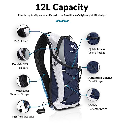 12L Road Runner Hydropack - Lightweight Water Backpack