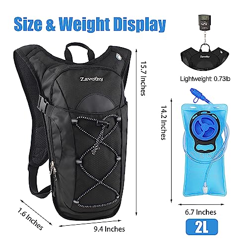 Zavothy Hydration Backpack with 2L Water Bladder