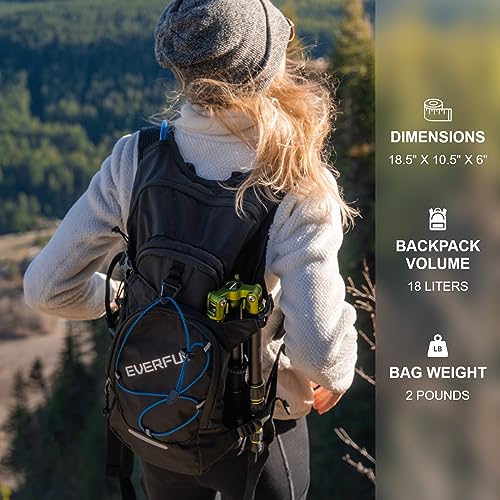 EVERFUN Insulated Hydration Backpack with 2-Liter Water Bladder