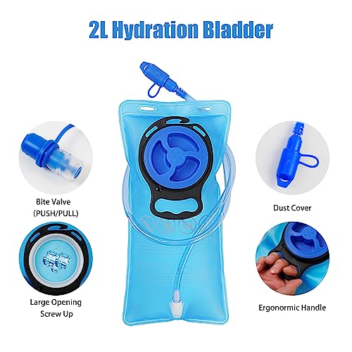 Zavothy Hydration Backpack with 2L Water Bladder