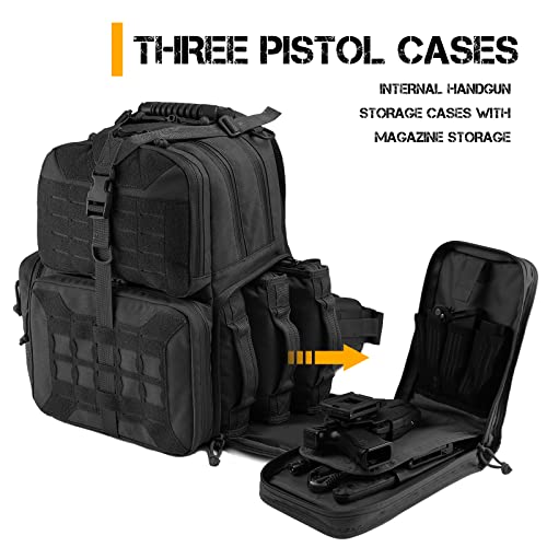 VOTAGOO Range Backpack: Tactical Handgun & Ammo Bag