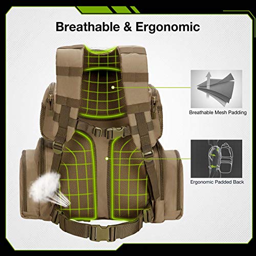 TIDEWE Tactical Range Backpack with Pistol Case