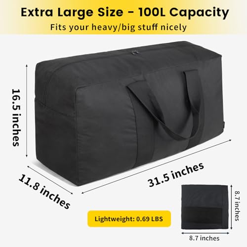 Vorspack Extra Large Tactical Duffle Bag - Black