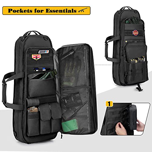 Tactical Rifle Bag Backpack with Magazine Holders