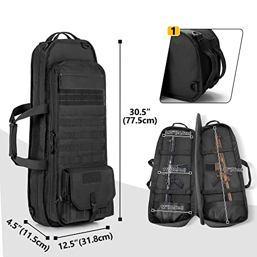 Tactical Rifle Bag Backpack with Magazine Holders