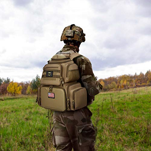TIDEWE Tactical Range Backpack with Pistol Case