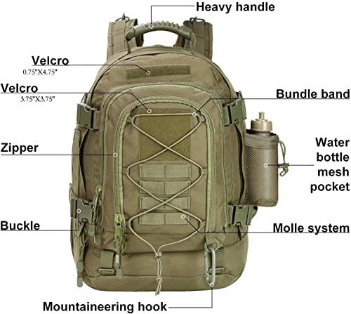 40L Outdoor Tactical Backpack for Camping and Hiking
