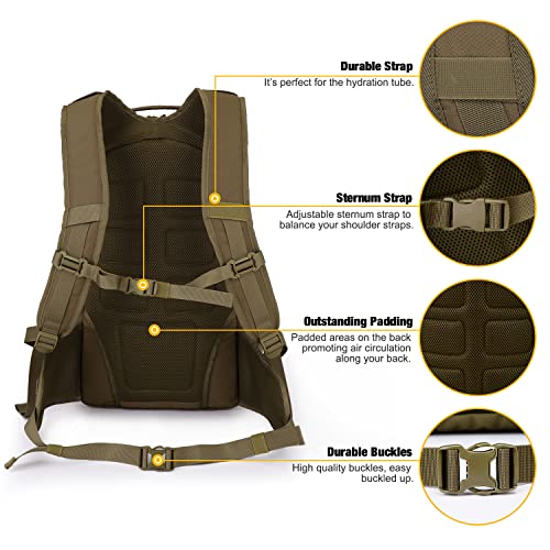 Mardingtop 35L Molle Tactical Backpack - Camping & Military