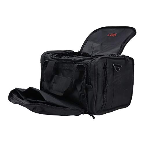 Tactical Range Bag with Multiple Compartments & Pistol Pouches