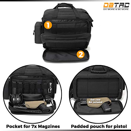 DBTAC Tactical Pistol Range Bag (Black)