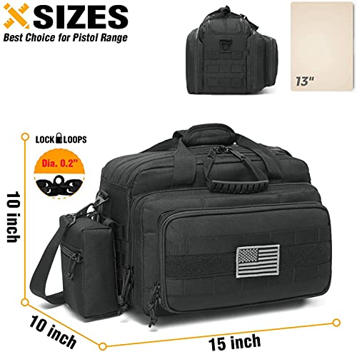 DBTAC Tactical Pistol Range Bag (Black)