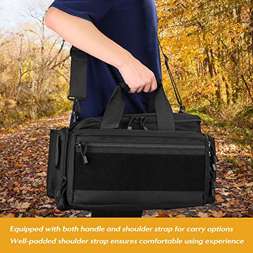 ProCase Pistol Shooting Duffle Bag, Large Handguns Ammo Accessories