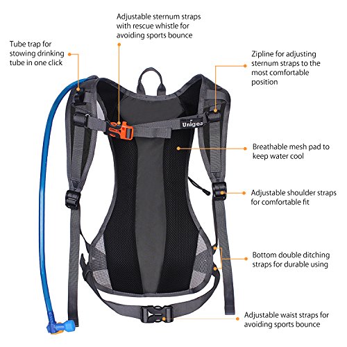 2L Water Bladder Backpack for Outdoor Adventure