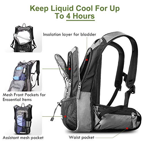Ultralight Hydration Backpack with Insulated Storage - 2L