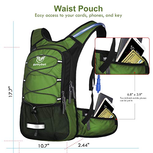 Ultralight Hydration Backpack with Insulated Storage - 2L