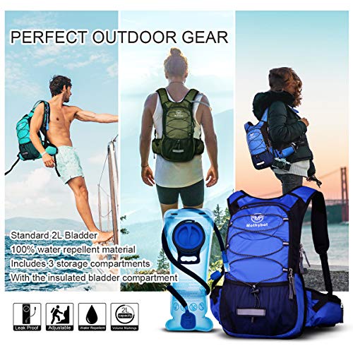 Ultralight Hydration Backpack with Insulated Storage - 2L