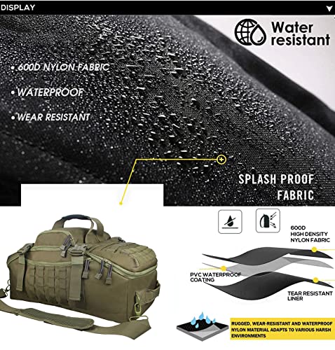 Tactical Duffle Bag for Outdoor Sports, Traveling, Hunting
