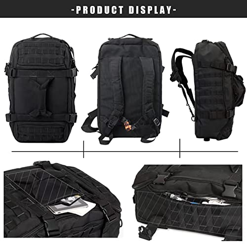 WolfWarriorX 45L Tactical Duffle Bag - Large, Tear Resistant