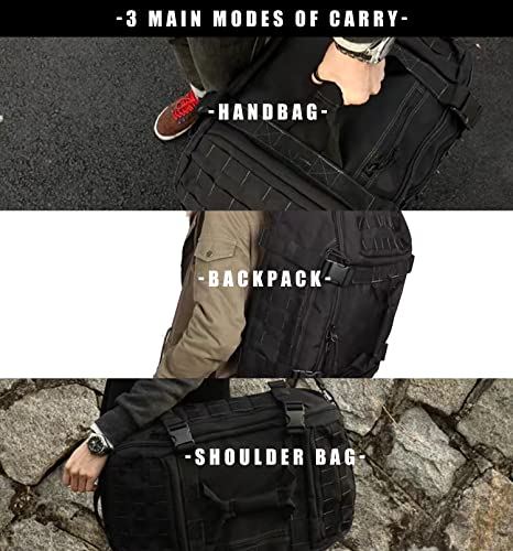 WolfWarriorX 45L Tactical Duffle Bag - Large, Tear Resistant