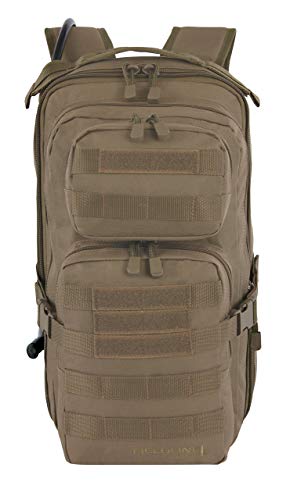 Fieldline Tactical Surge Hydration Pack: 2L Reservoir, 22.2L Storage, Coyote