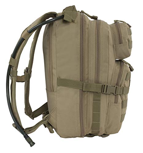 Fieldline Tactical Surge Hydration Pack: 2L Reservoir, 22.2L Storage, Coyote