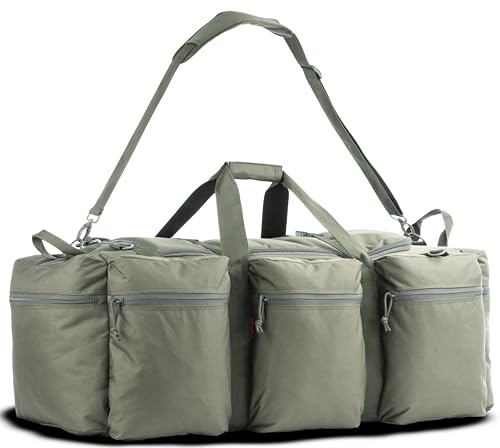 XMILPAX 100L Tactical Duffle Bag with Detachable Straps