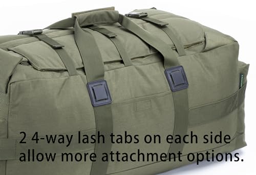 Backferry Military Duffle Bag: 85L Tactical Backpack