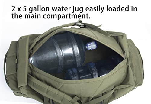 Backferry Military Duffle Bag: 85L Tactical Backpack