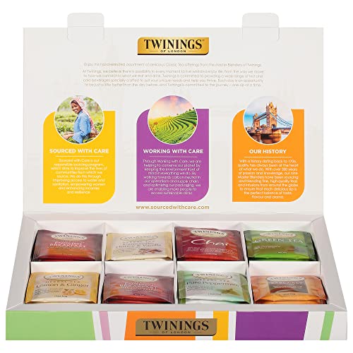 Twinings of London Tea Classics Collection, Variety Gift Box Sampler, 48 Tea Bags (Pack of 1) by Twinings